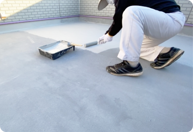 屋上・ベランダ防水工事の施工例