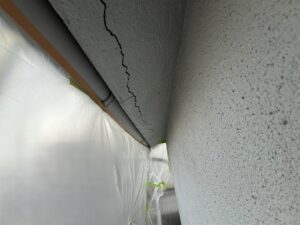 板橋区の住宅のクラック