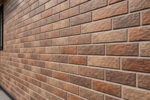 板橋区 外壁工事 レンガ調外壁 目地と素材感の状態確認