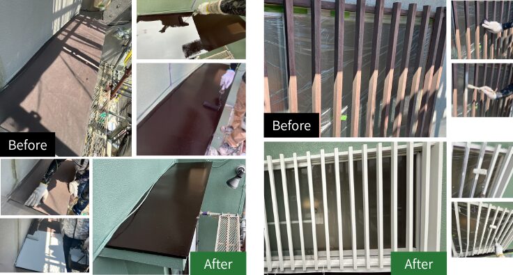 練馬区　付帯部の施工工程