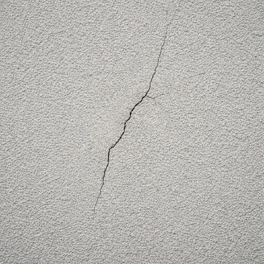 練馬区 外壁塗装 下地調整不足によって発生したモルタル外壁のクラック